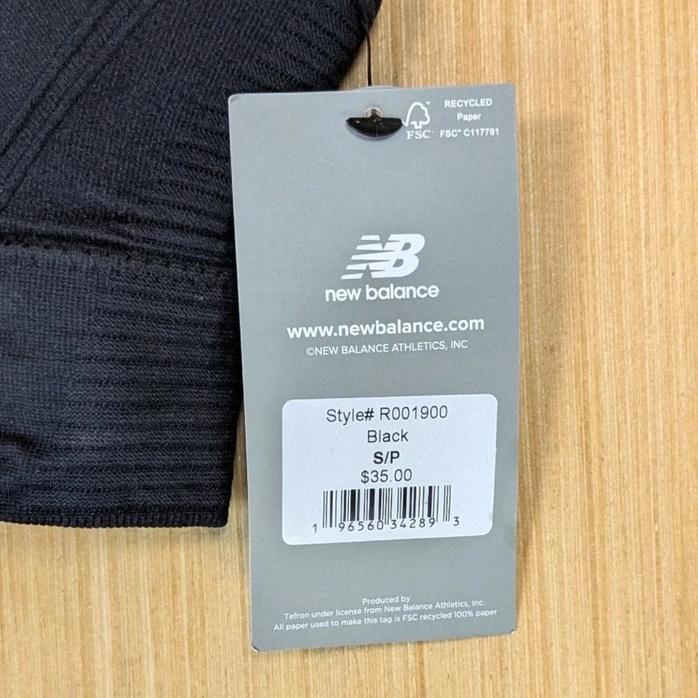 New Balance Women Black Multi-Strap Molded Support Sports Bra R001900 NWT Size S